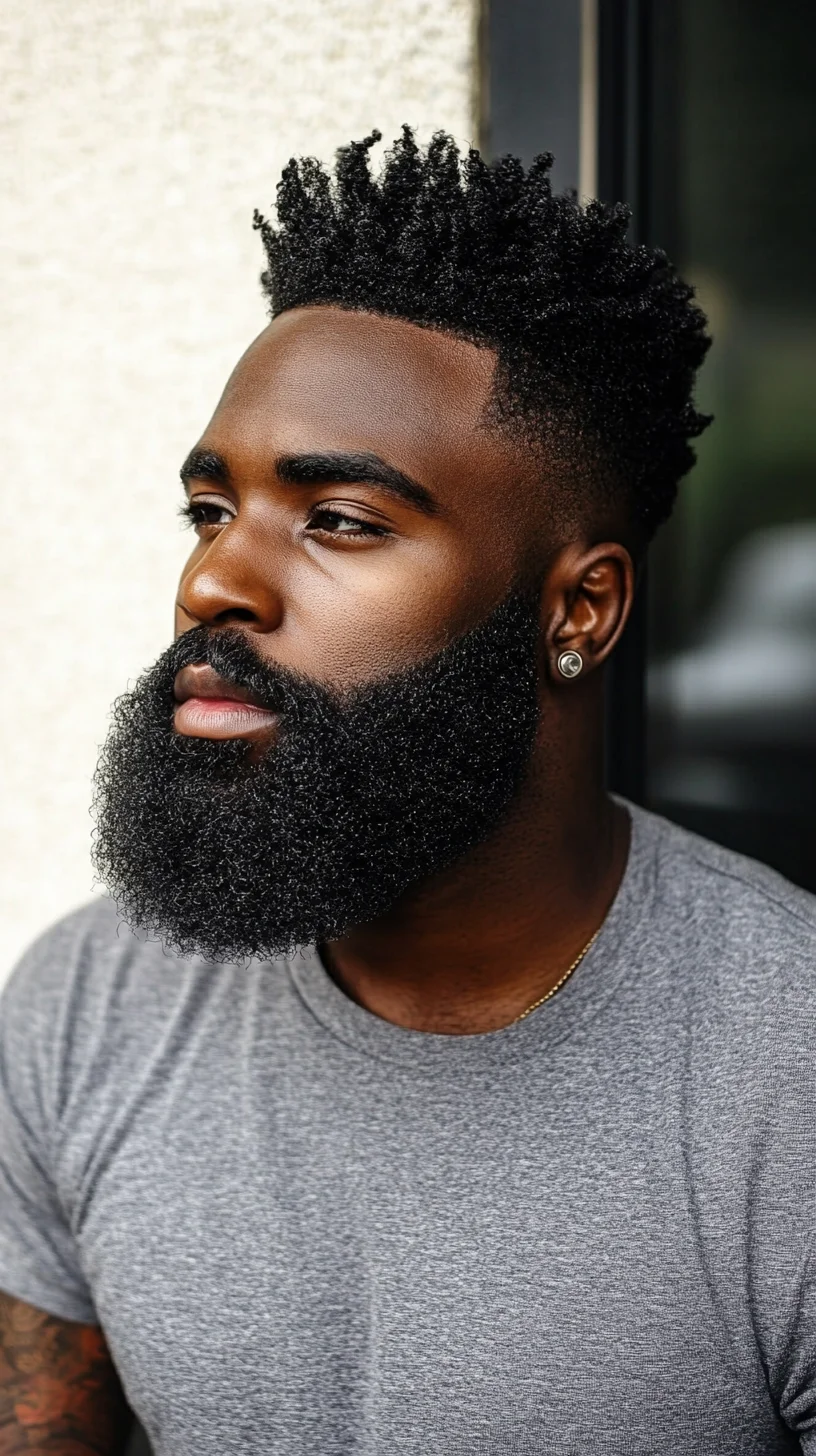 Achieve Timeless Elegance with the Full, Textured Beard Style