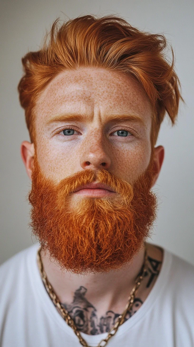 Bold and Bearded: The Vibrant Full Beard for a Striking Look