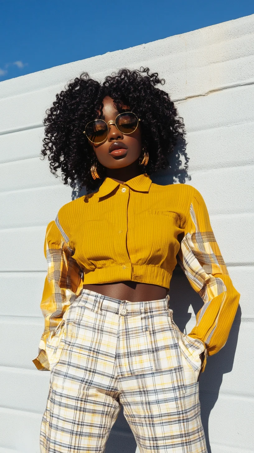 Bold and Bright: Embrace Cropped Styles with a Modern Twist