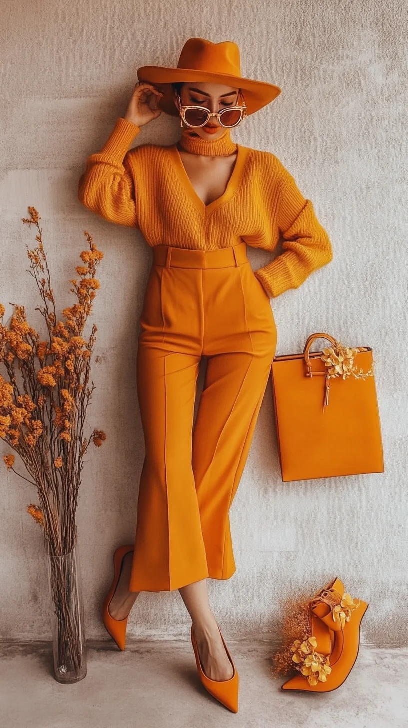 Bold and Bright: Embrace the Power of Monochromatic Orange Style