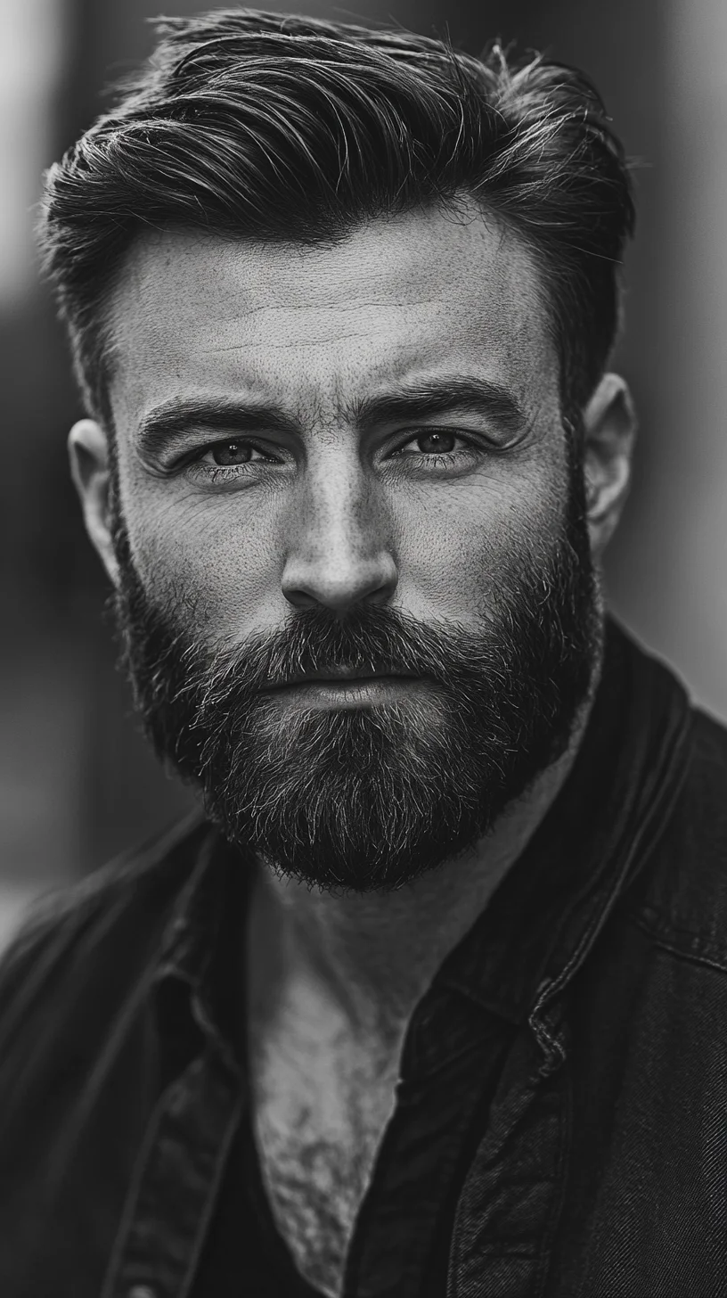 Bold and Defined: The Ultimate Full Beard for a Rugged Look