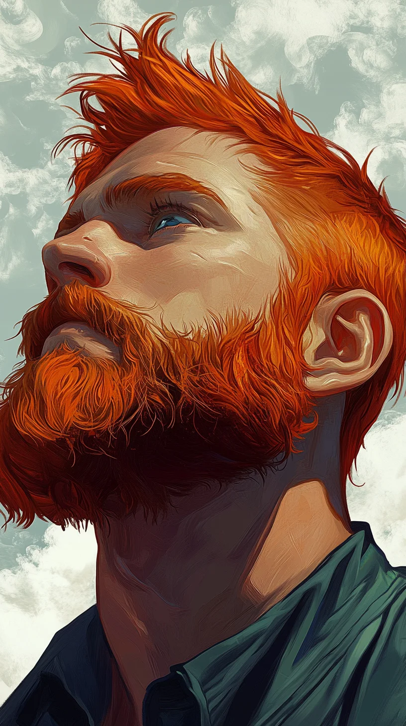 Bold and Fiery: The Vibrant Full Beard for the Adventurous Spirit