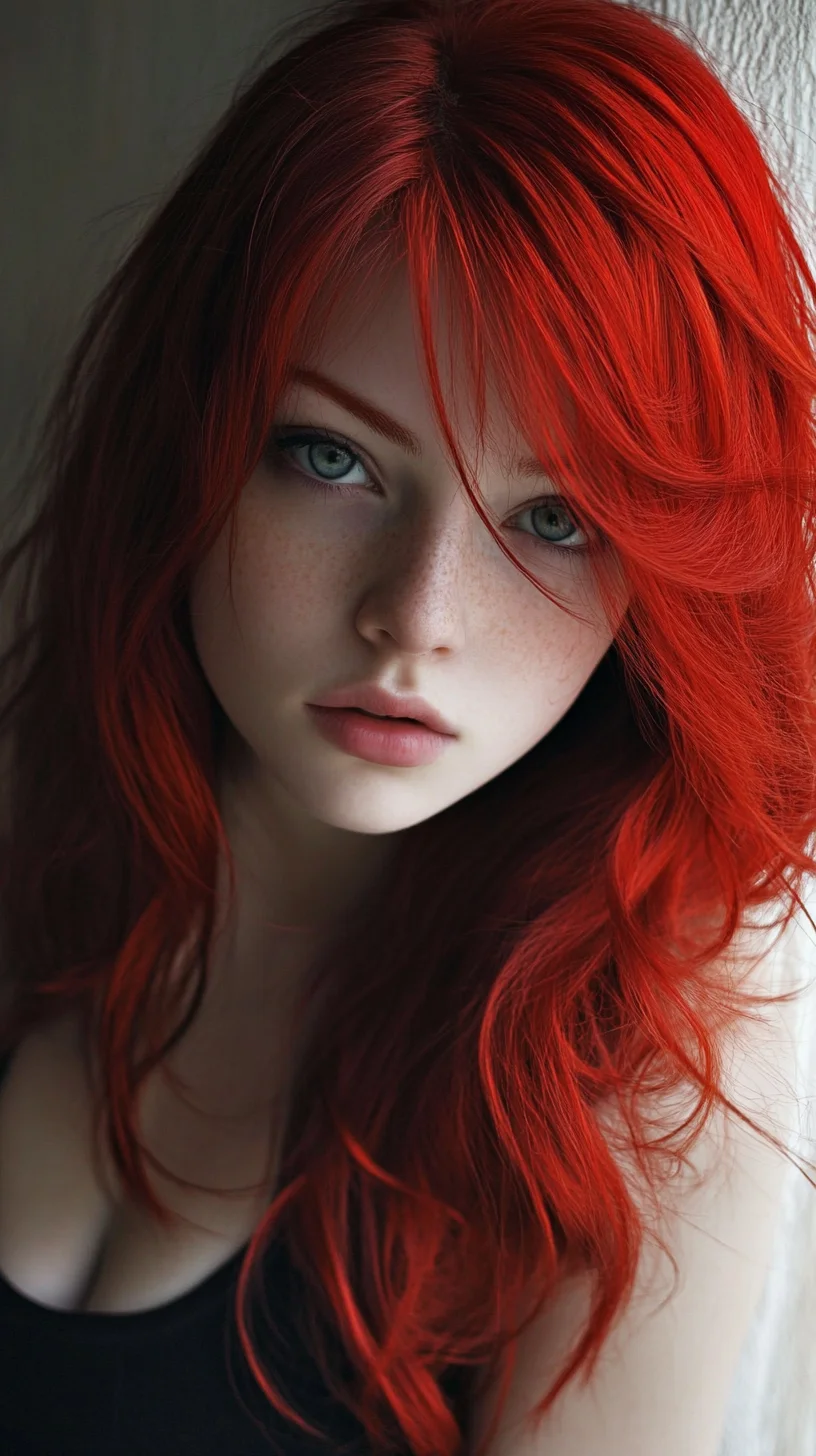 Bold and Radiant: Embrace the Allure of Vibrant Red Waves