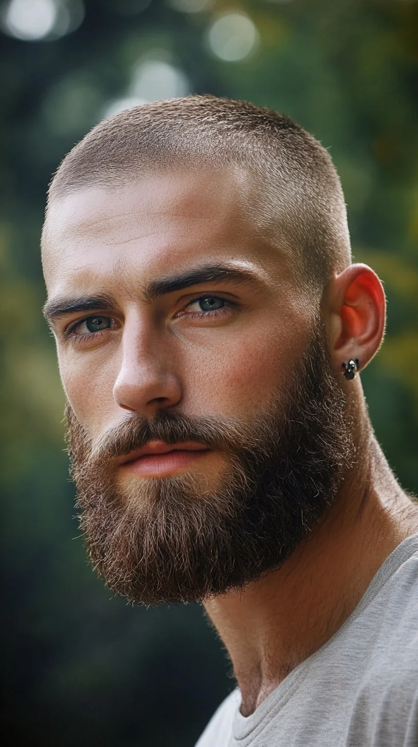 Bold and Refined: The Wide, Well-Defined Beard Style