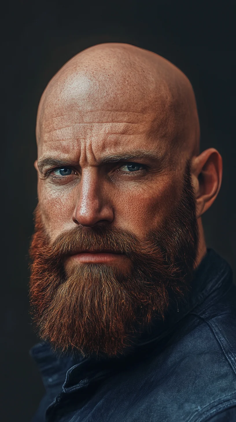 Bold and Rugged: The Striking Full Beard for a Commanding Presence