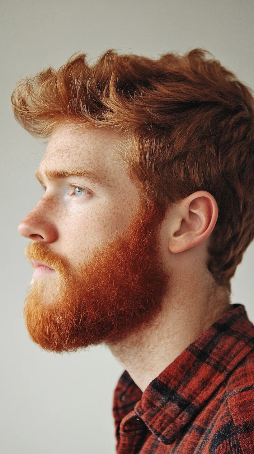 Bold and Vibrant: Mastering the Full Red Beard Style