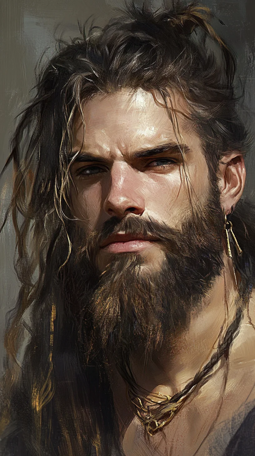 Bold and Wild: The Perfect Combination of Long Beard and Dreadlocks