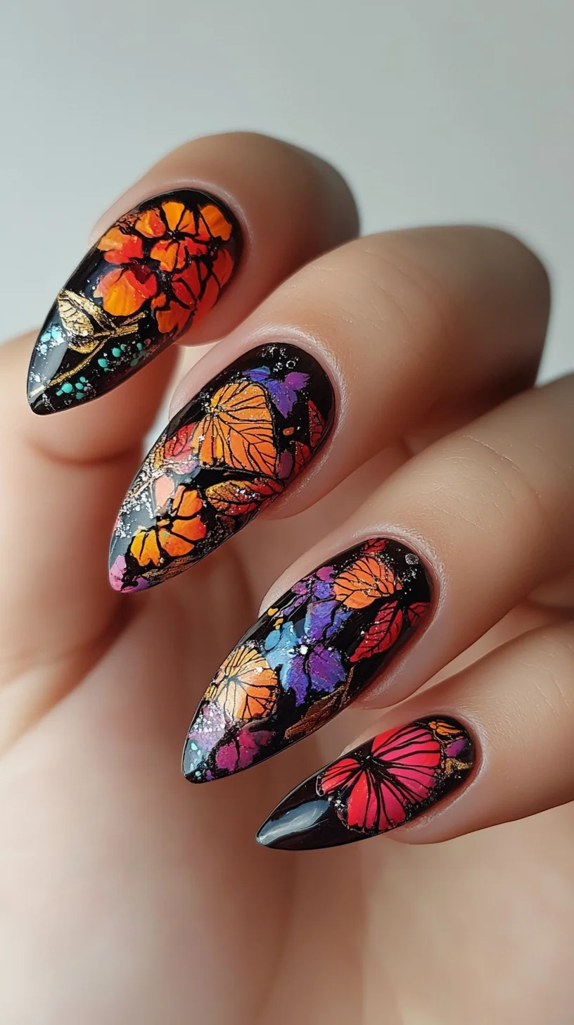 Bold Butterfly Art: A Stunning Nail Style for the Creative and Adventurous