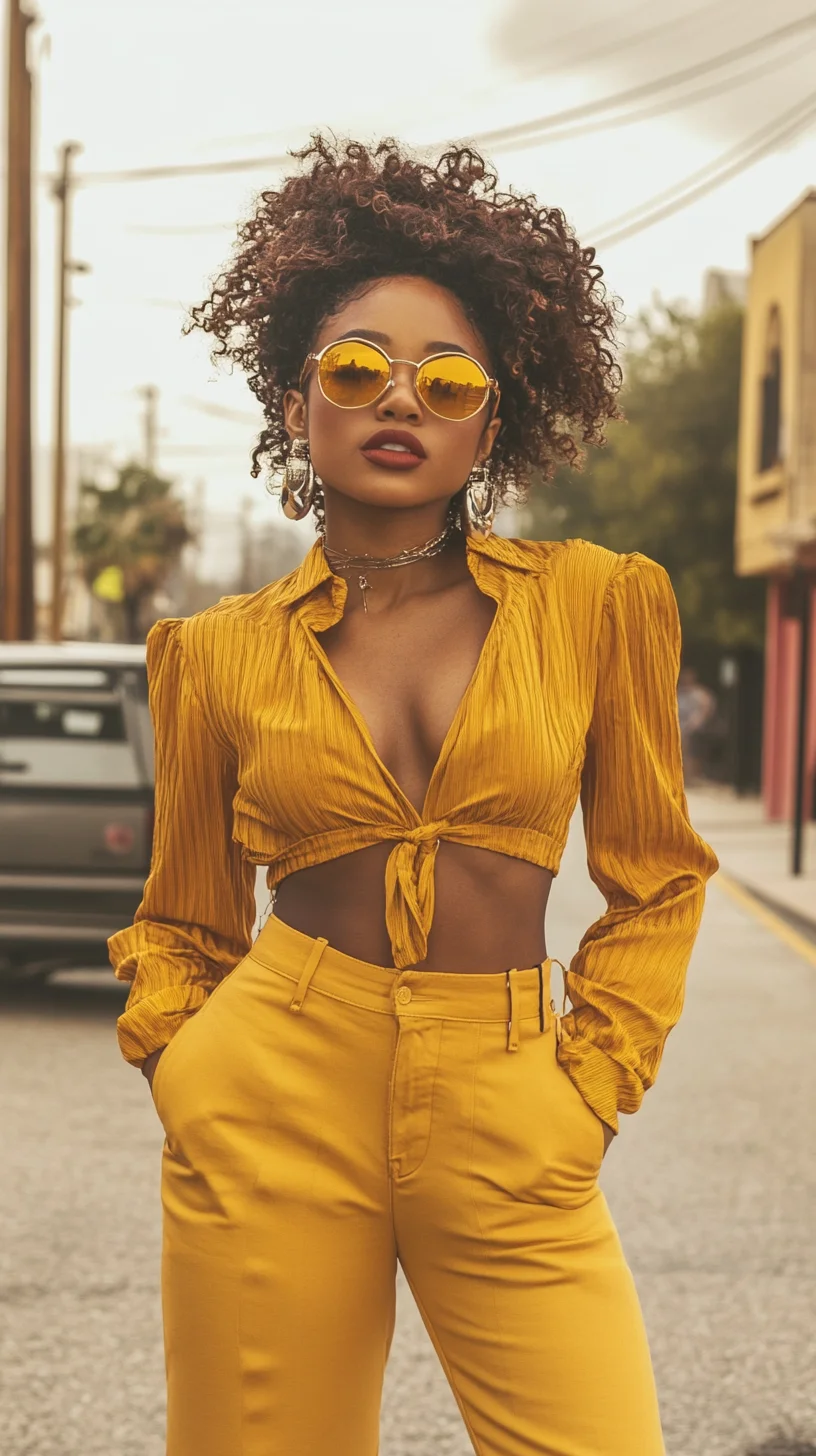 Bright and Bold: Embrace the Sunshine in This Chic Yellow Ensemble