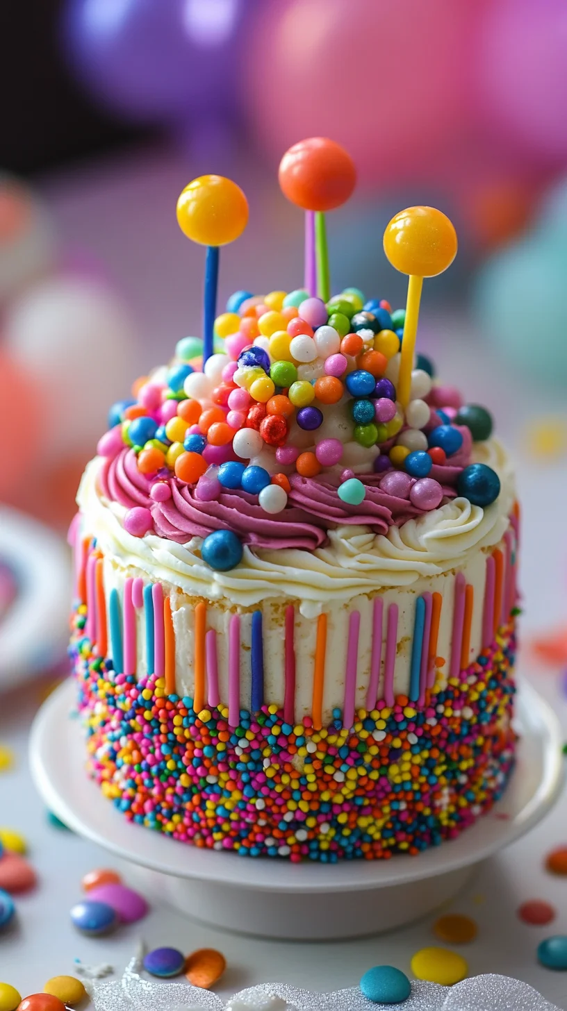 Bright and Whimsical: Embrace the Playful Charm of Colorful Cake Decor