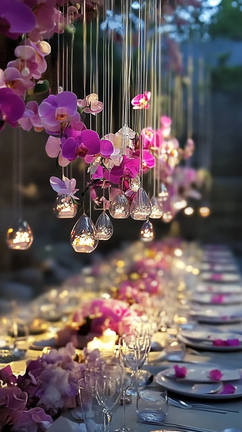 Captivating Elegance: Transform Your Space with Dainty Floral Accents and Ambient Lighting