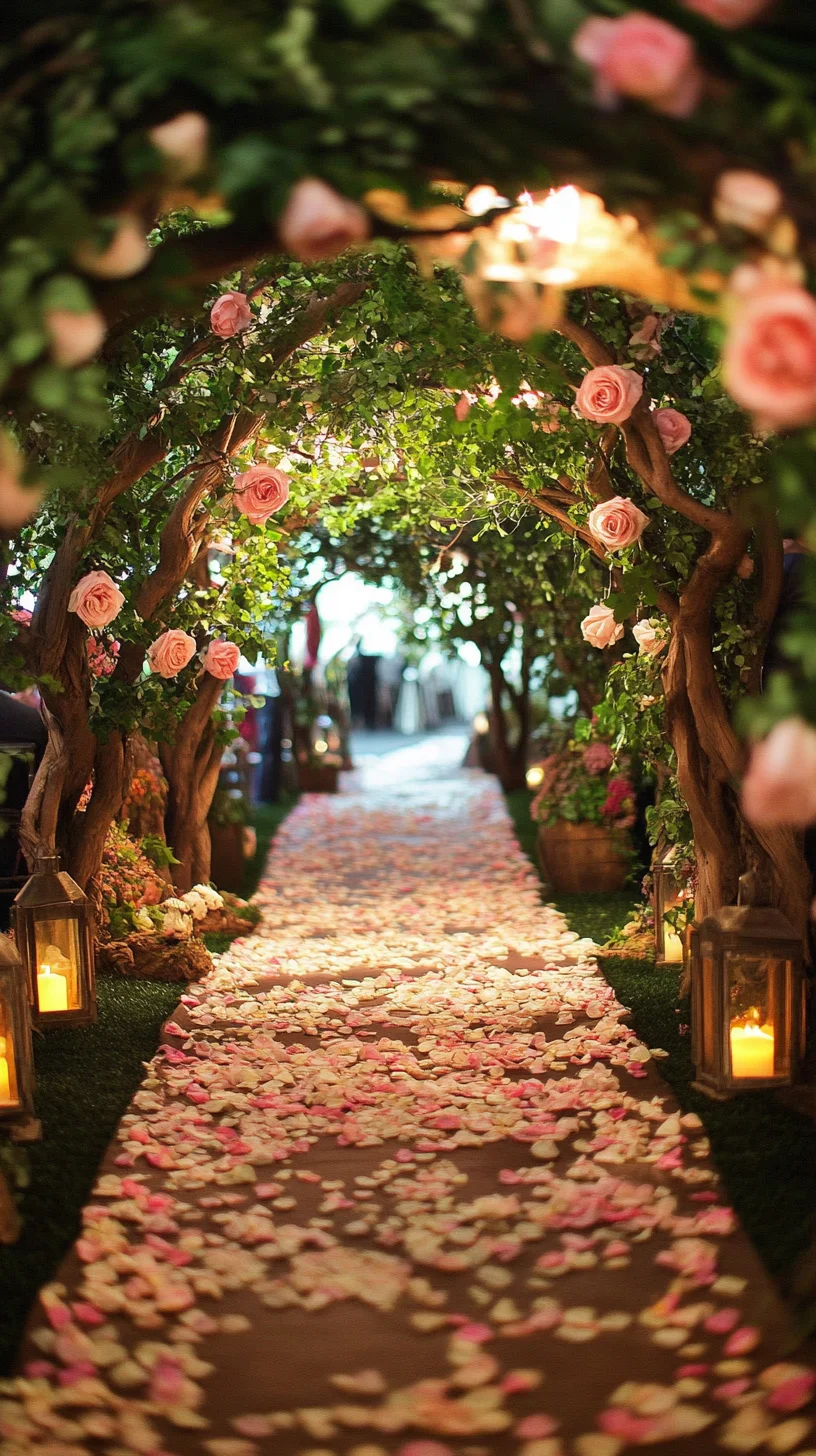 Captivating Floral Aisles: Transform Your Space into a Romantic Garden Oasis