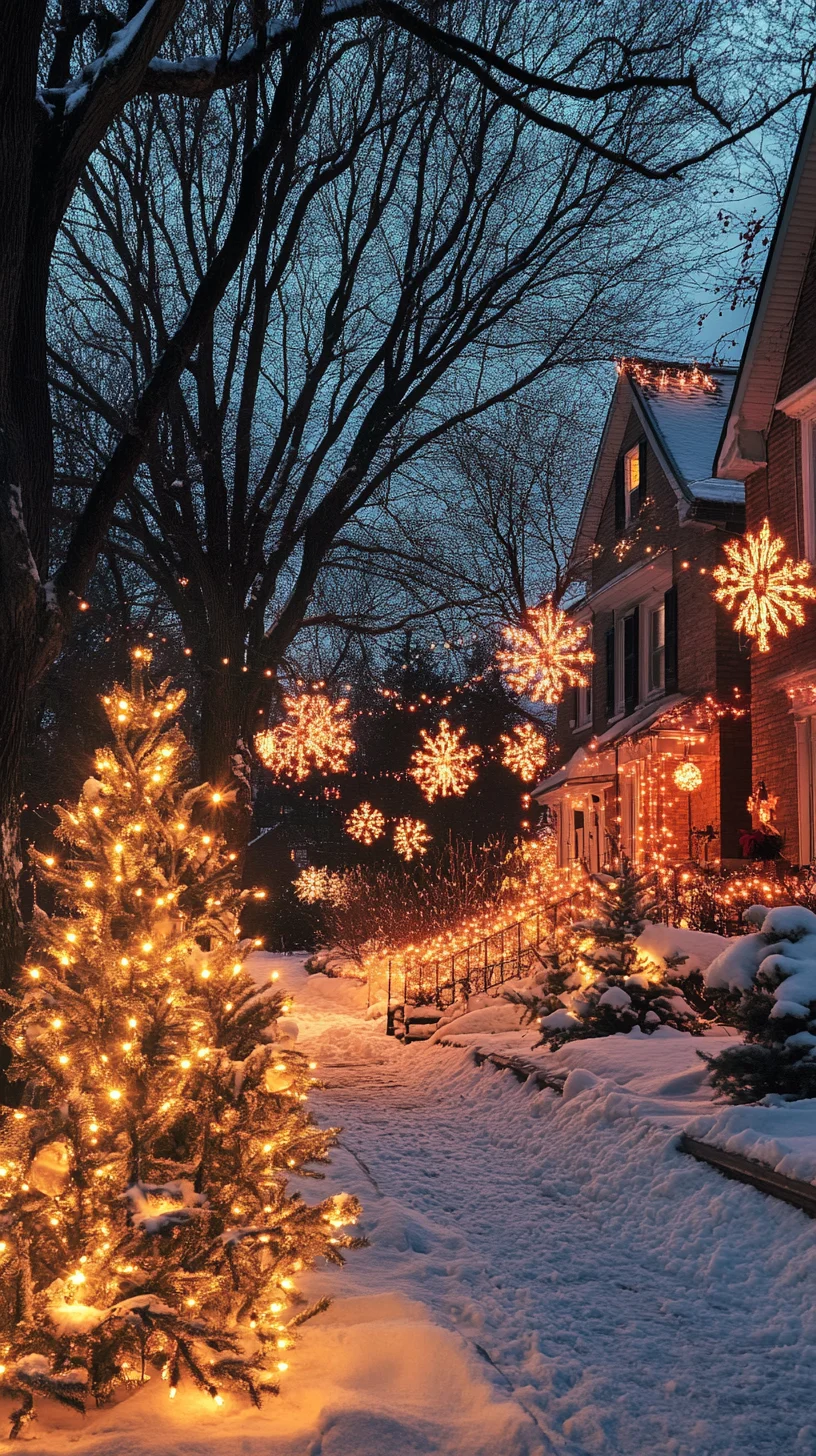 Capture Holiday Magic with Twinkling Lights and Cozy Winter Decor