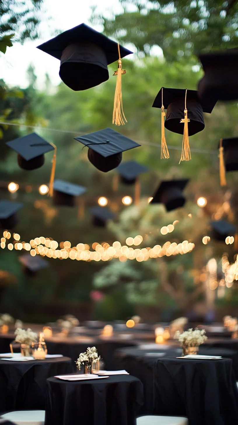 Celebrate Achievements: Elegant Graduation Party Decor with Classic Charm