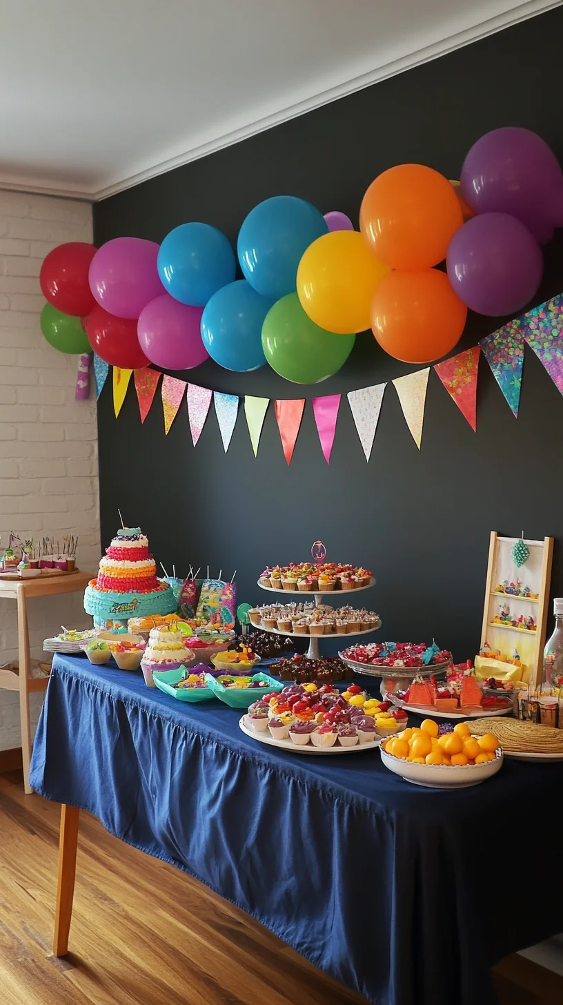 Celebrate in Style: A Colorful Dessert Spread for Any Occasion