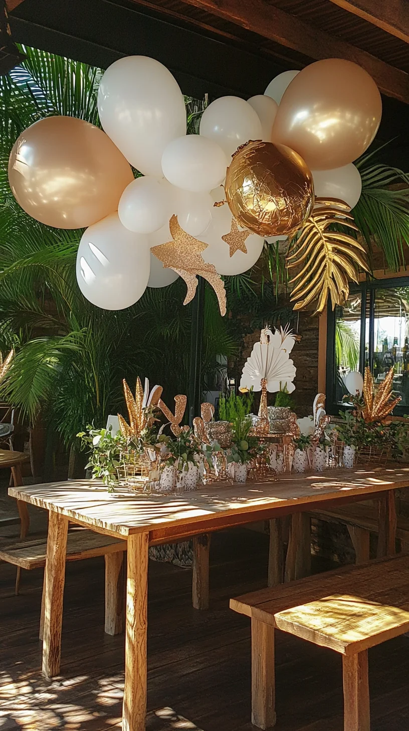 Celebrate in Style: Elevate Every Occasion with Glamorous Tropical Decor