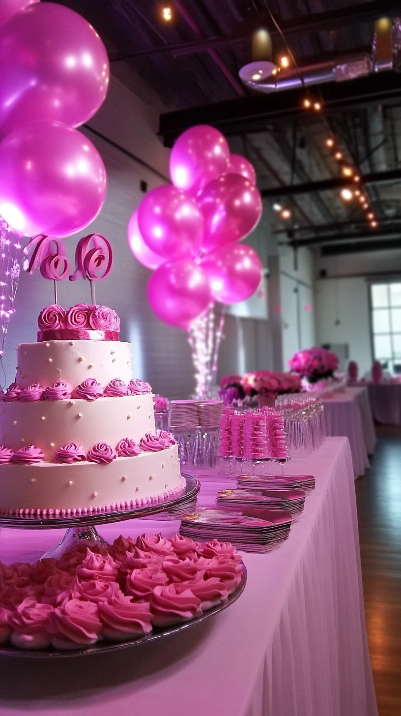 Celebrate in Style: Elevate Your Gathering with Chic Pink Decor