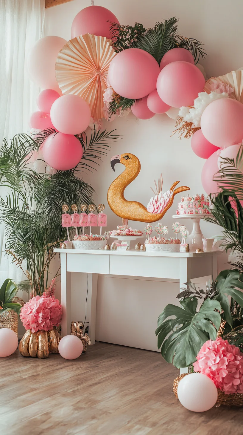 Celebrate in Style: Embrace Whimsical Elegance with Vibrant Pink Decor!