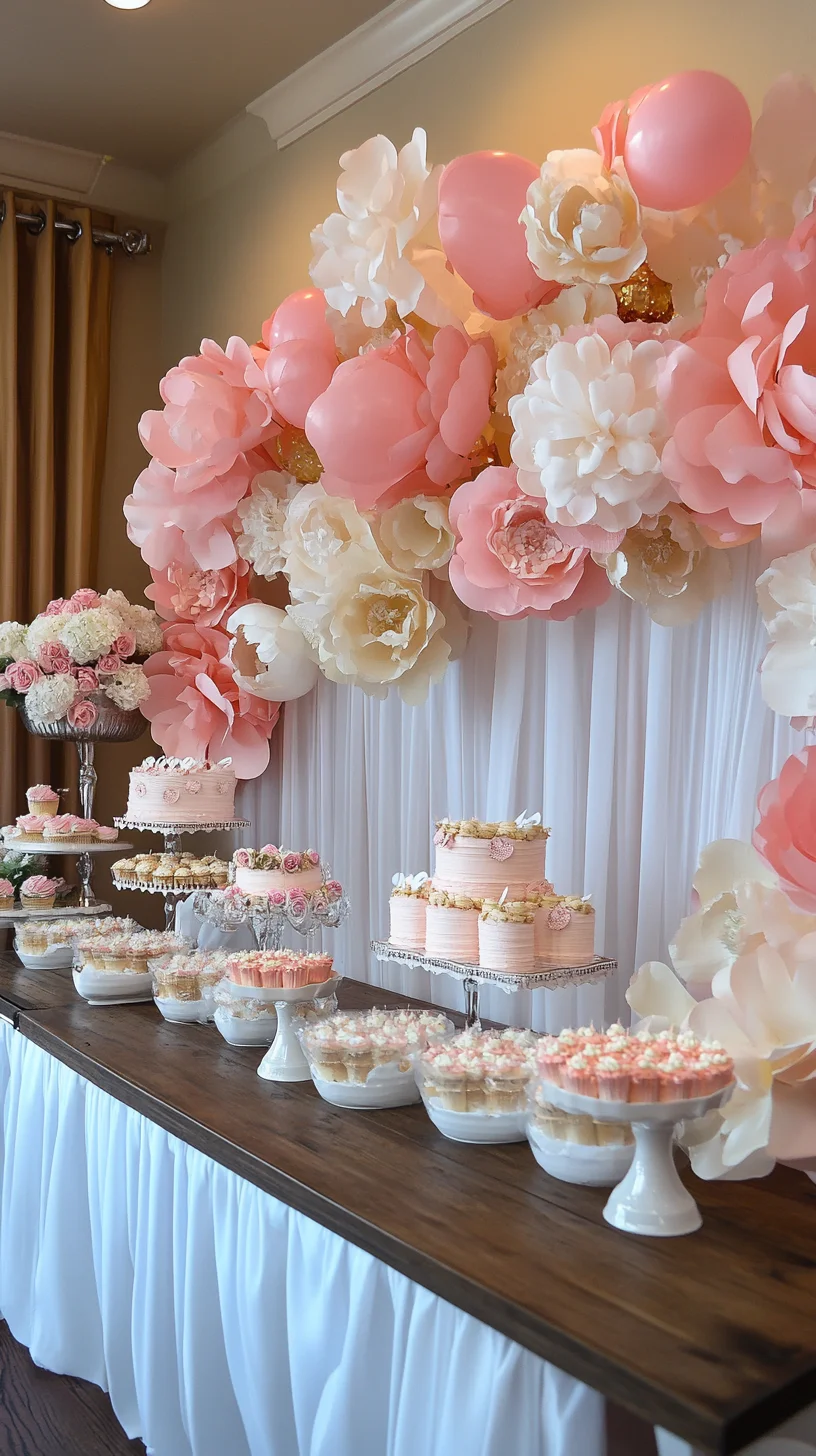 Celebrate in Style: Whimsical Floral Decor for a Dreamy Party Atmosphere