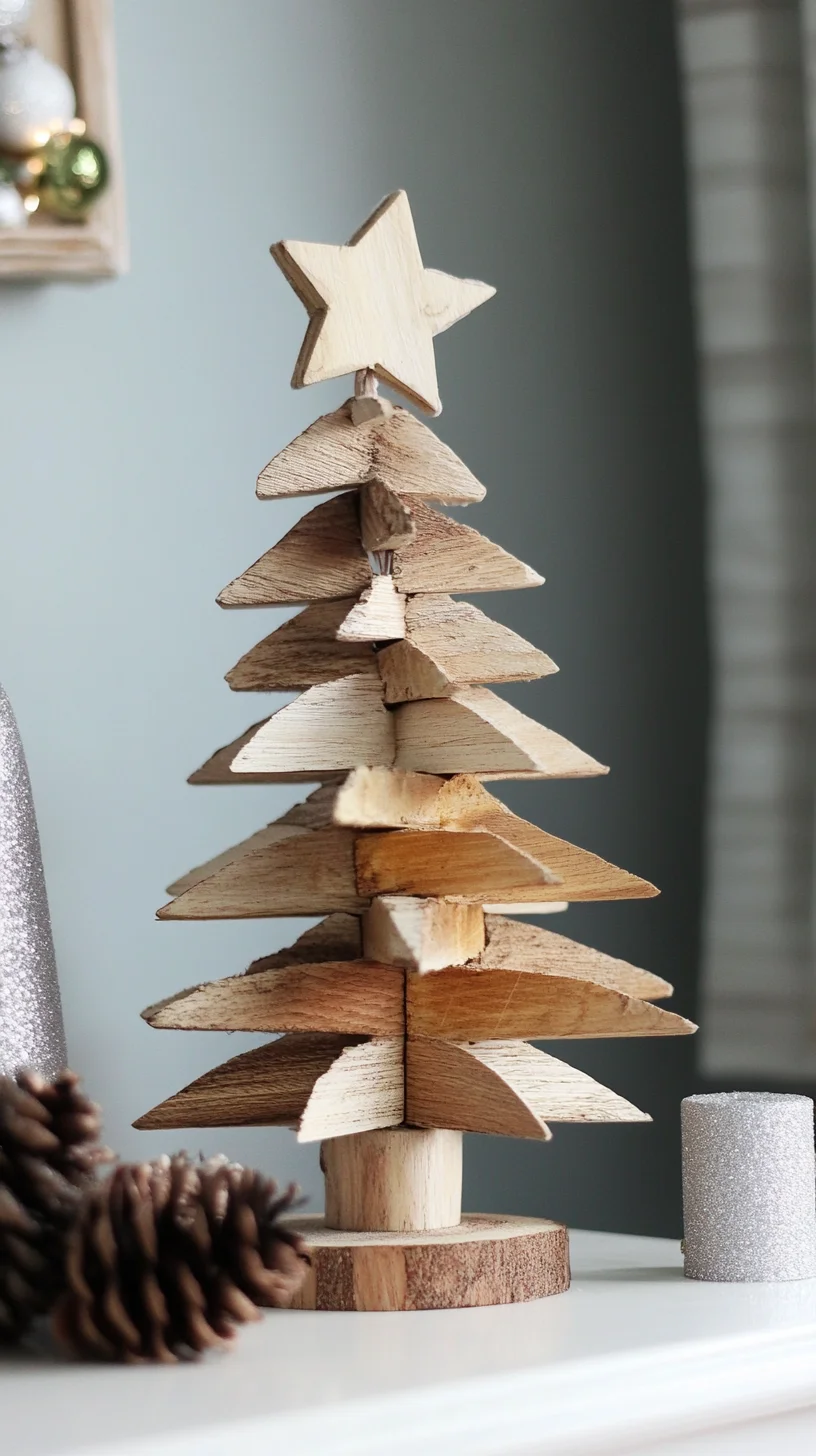 Celebrate Nature with Rustic Charm: Elevate Your Space with a Wooden Tree Accent