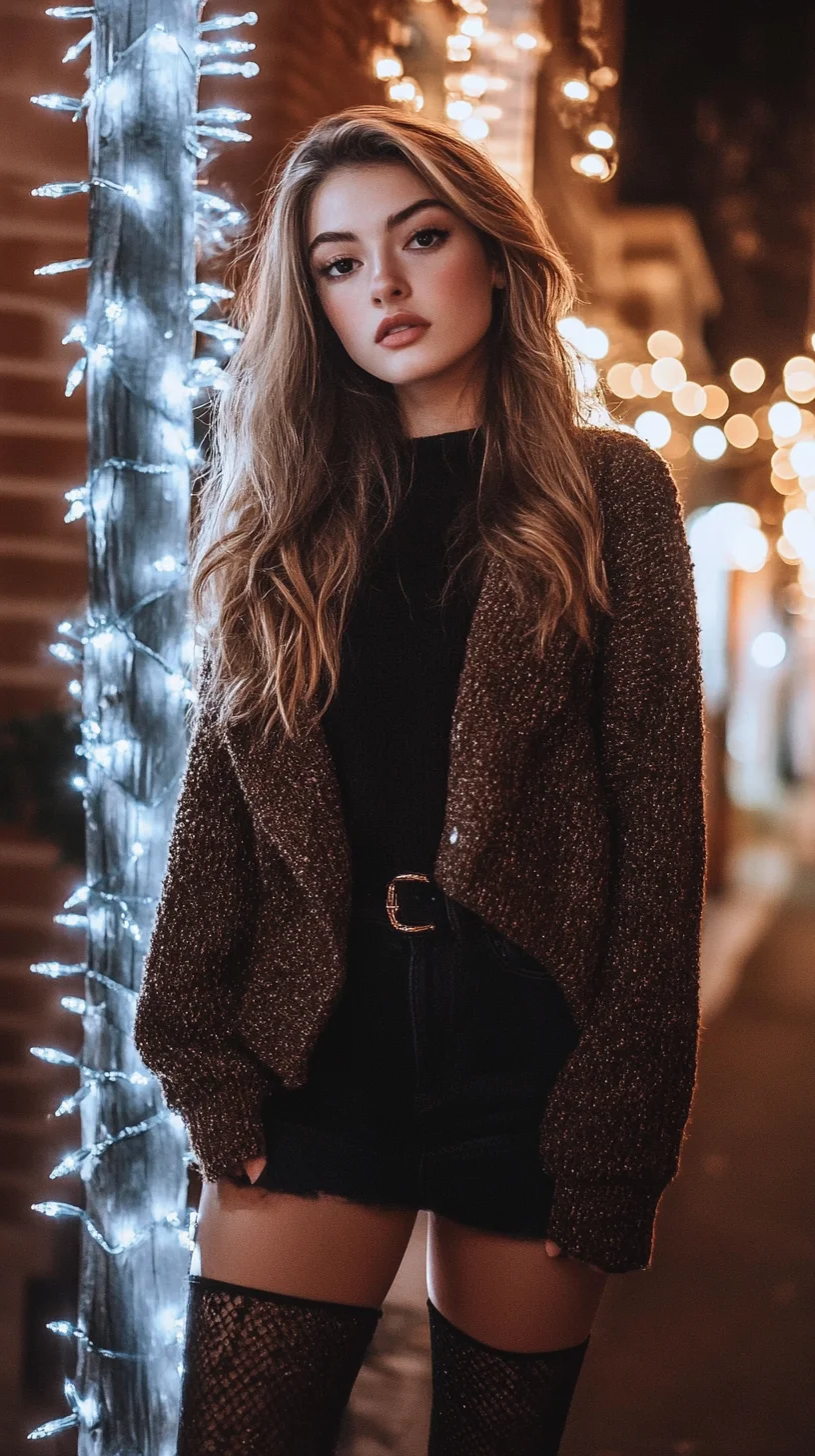 Chic Layered Comfort: Embrace Effortless Style with Cozy Knitwear