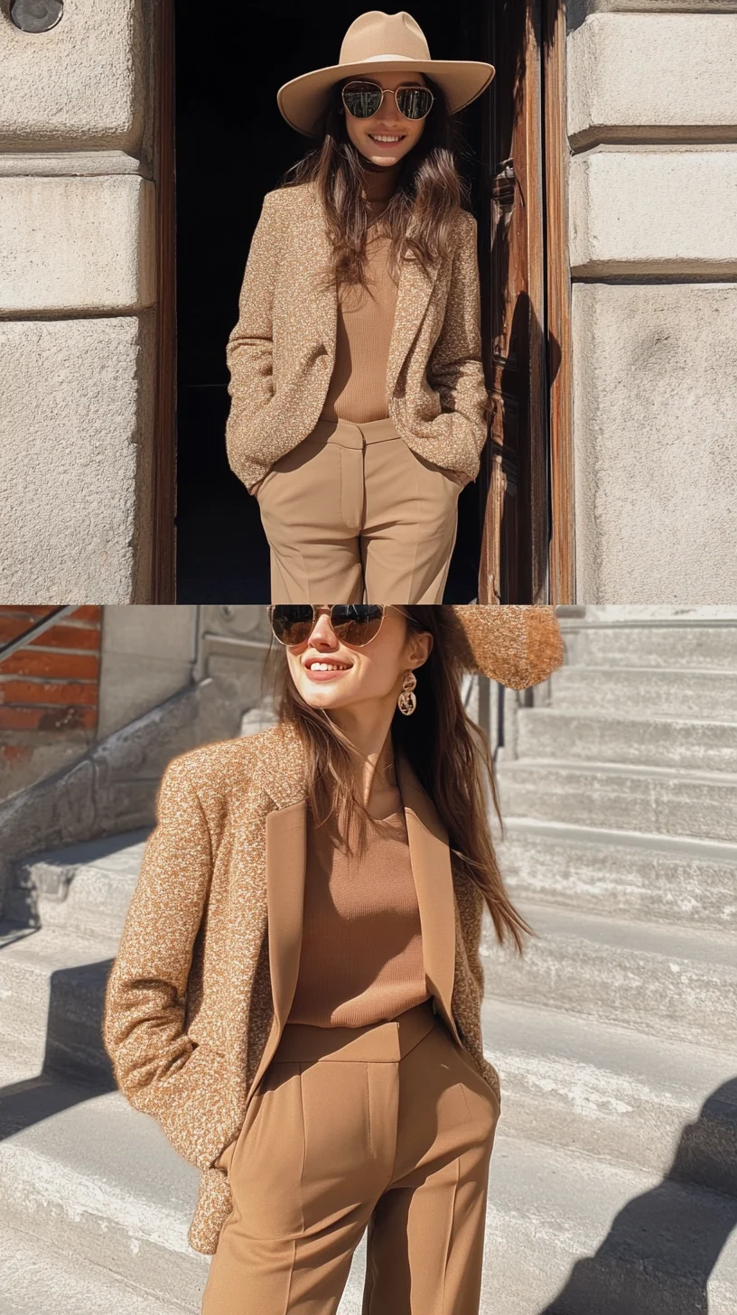 Chic Monochrome Elegance: Elevate Your Style with Earthy Tones