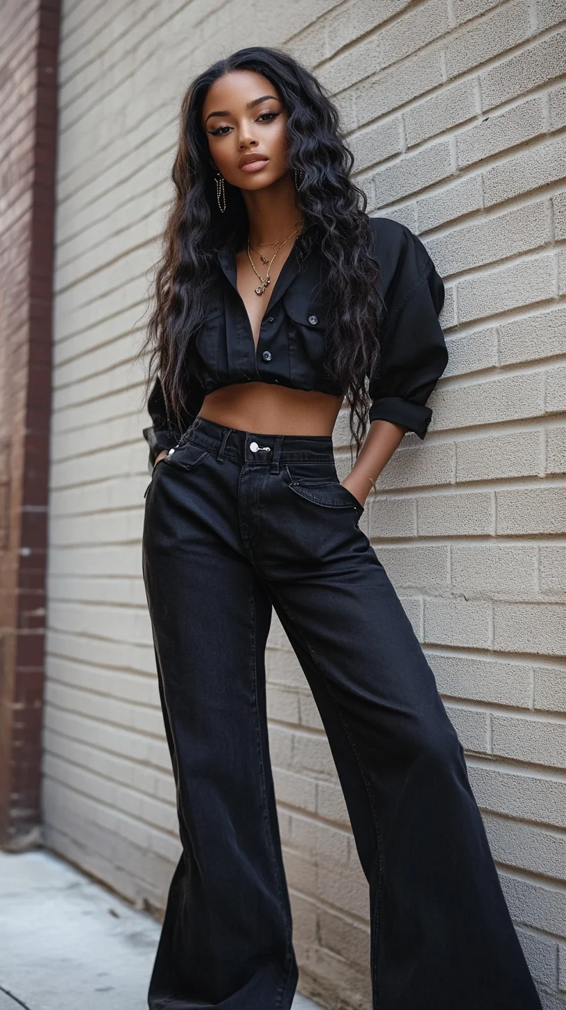Chic Monochrome Magic: Effortlessly Stylish in All-Black