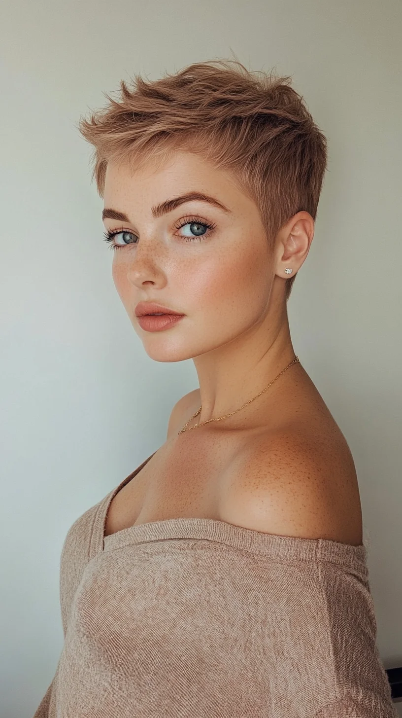 Chic Short Pixie Cut: Effortless Elegance for a Bold Look