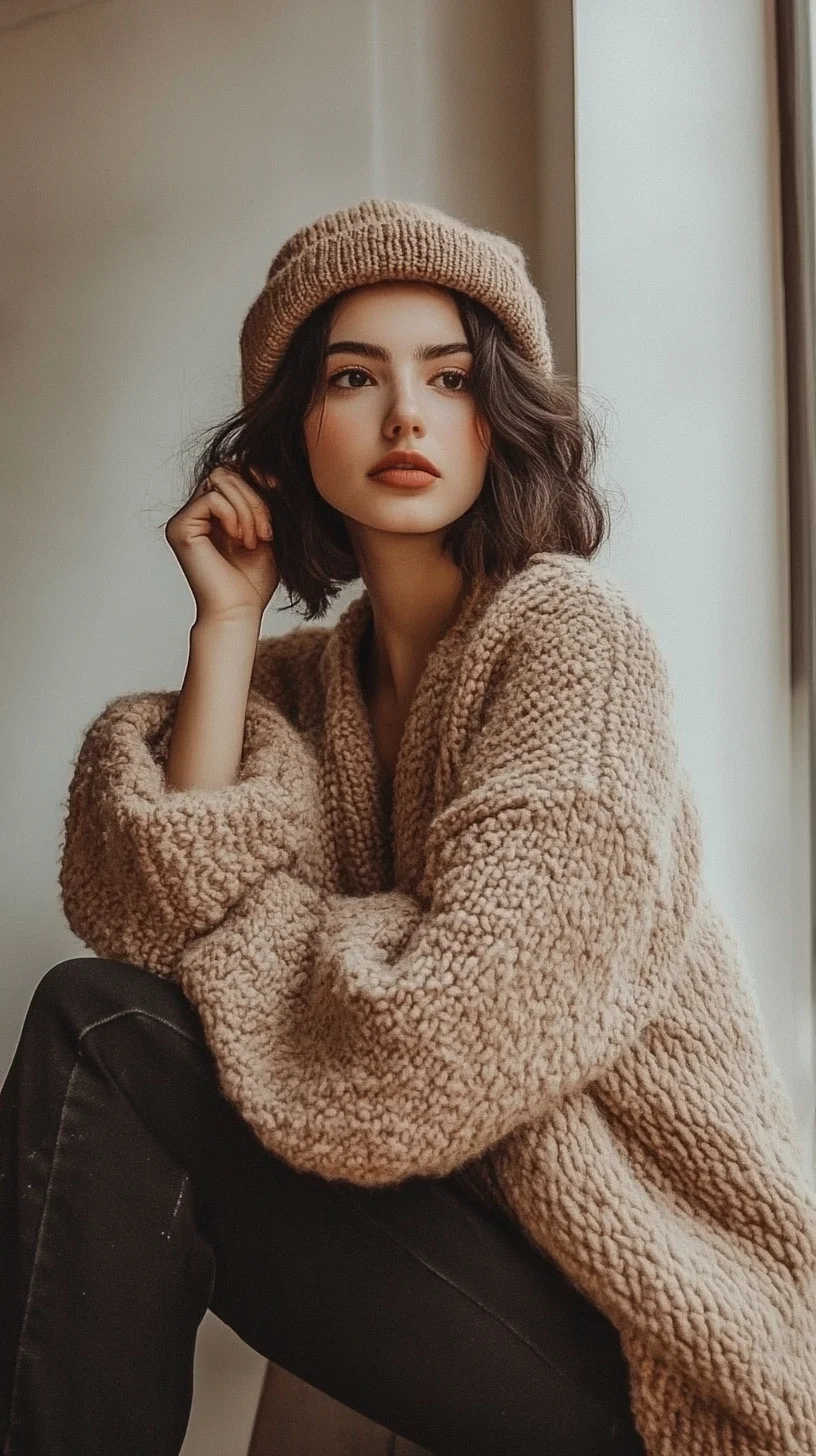Cozy Chic: Elevate Your Look with Textured Knits for Effortless Style