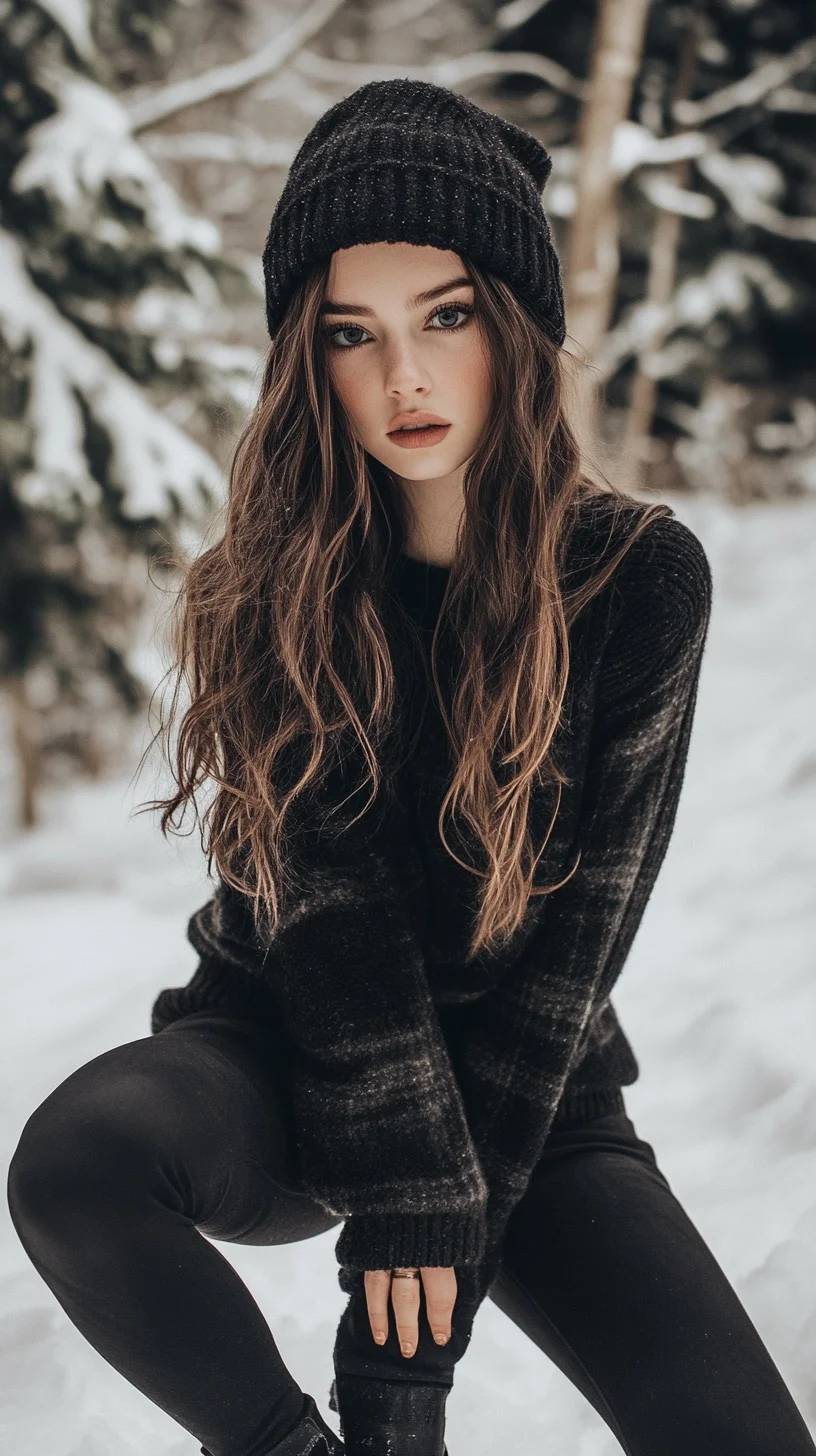 Cozy Elegance: Elevate Your Winter Wardrobe with Chic Black Layers