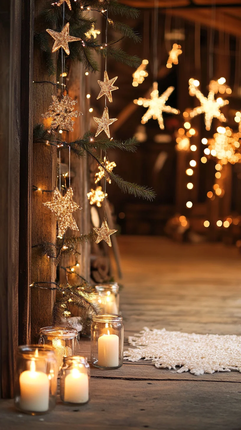 Cozy Rustic Elegance: Transform Your Space with Starry Holiday Decor