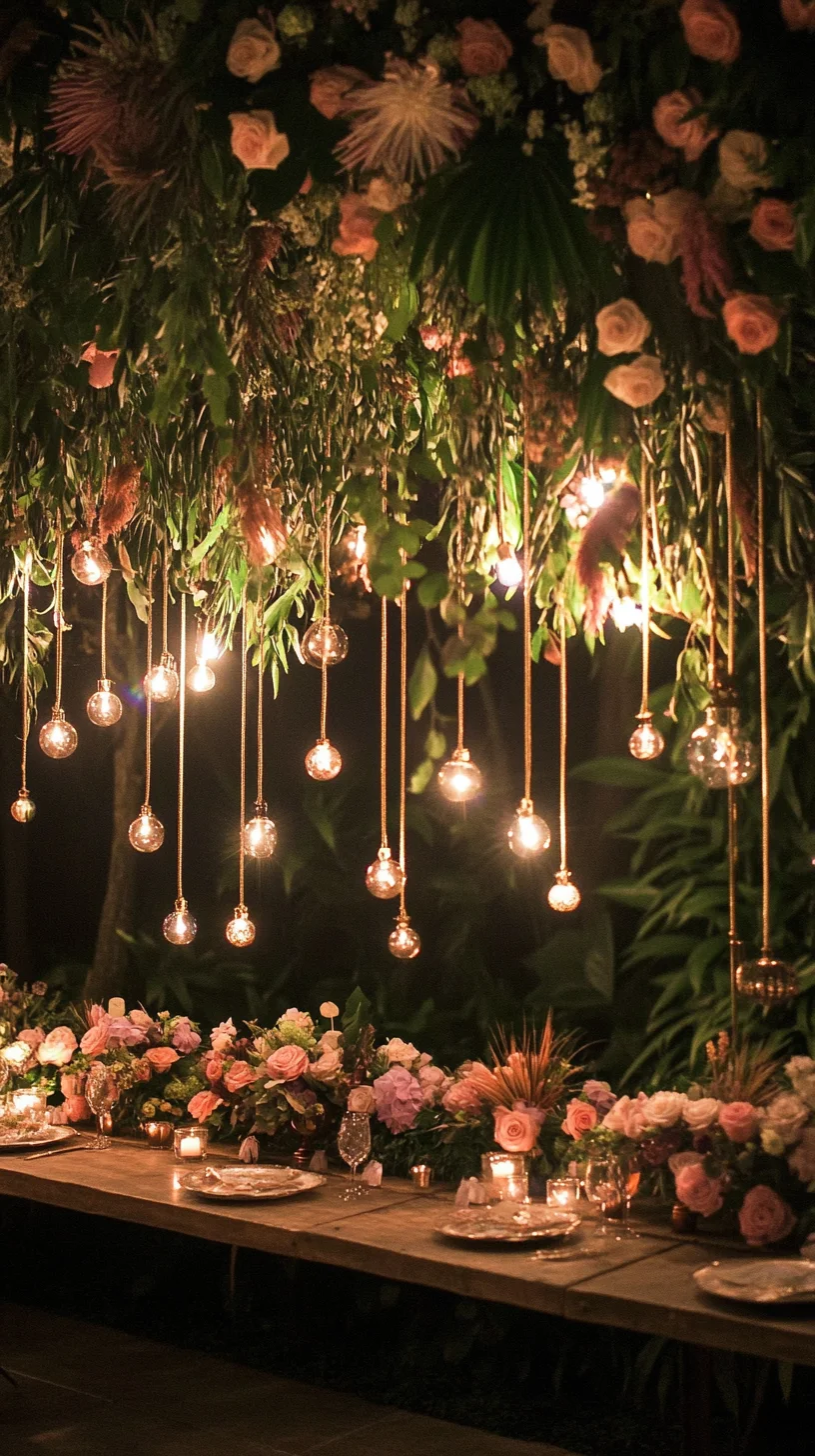 Create an Enchanting Garden Vibe with Lush Floral and Soft Lighting