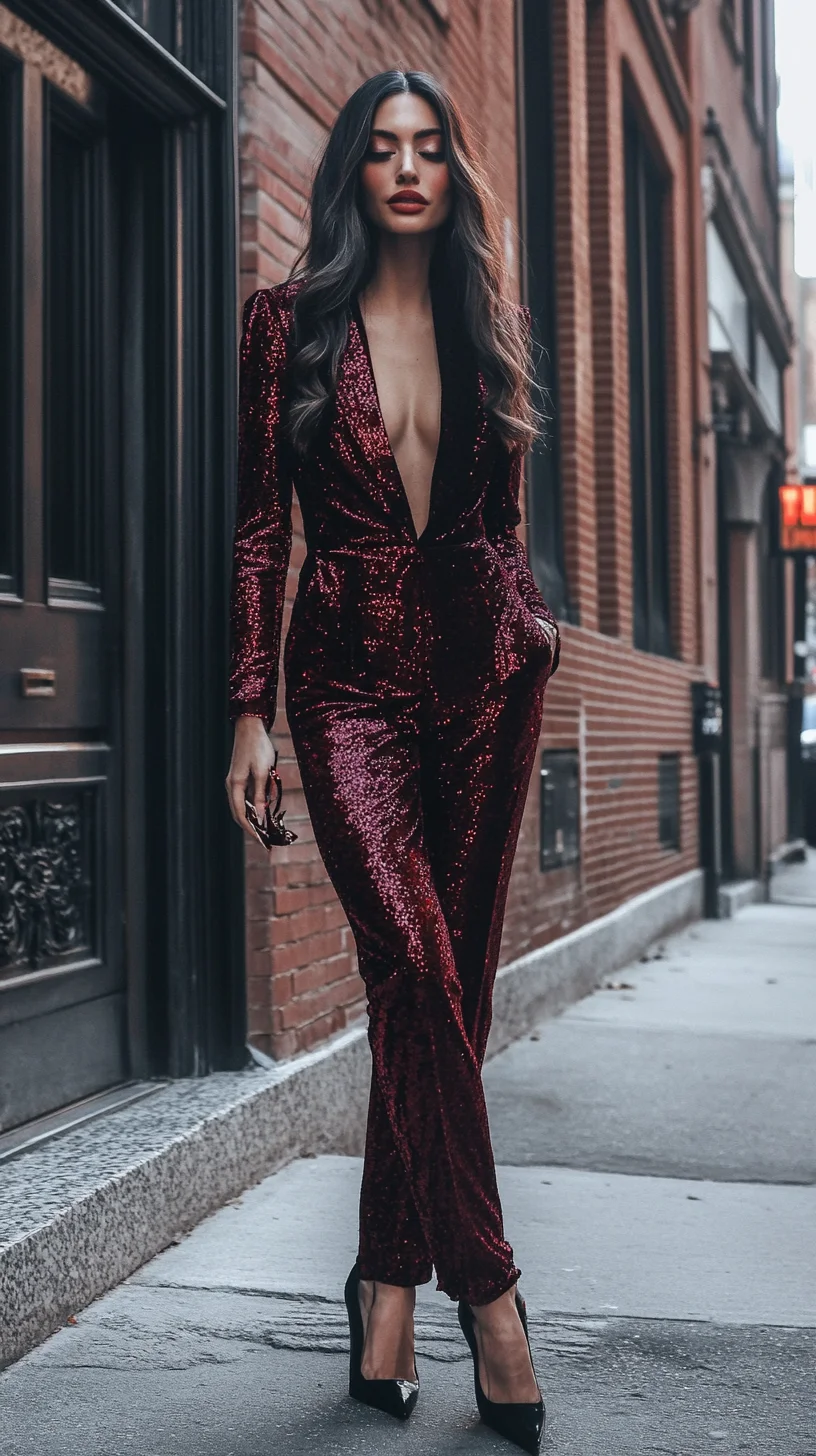 Dazzle in Deep Burgundy: The Ultimate Statement Jumpsuit for Any Occasion