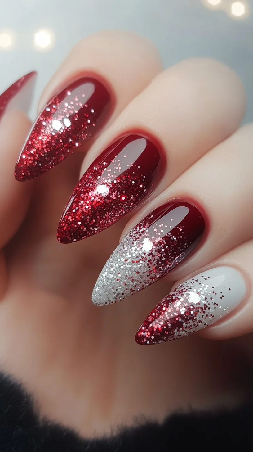 Dazzling Ombre Glitter Stilettos: A Glamorous Statement for Any Occasion