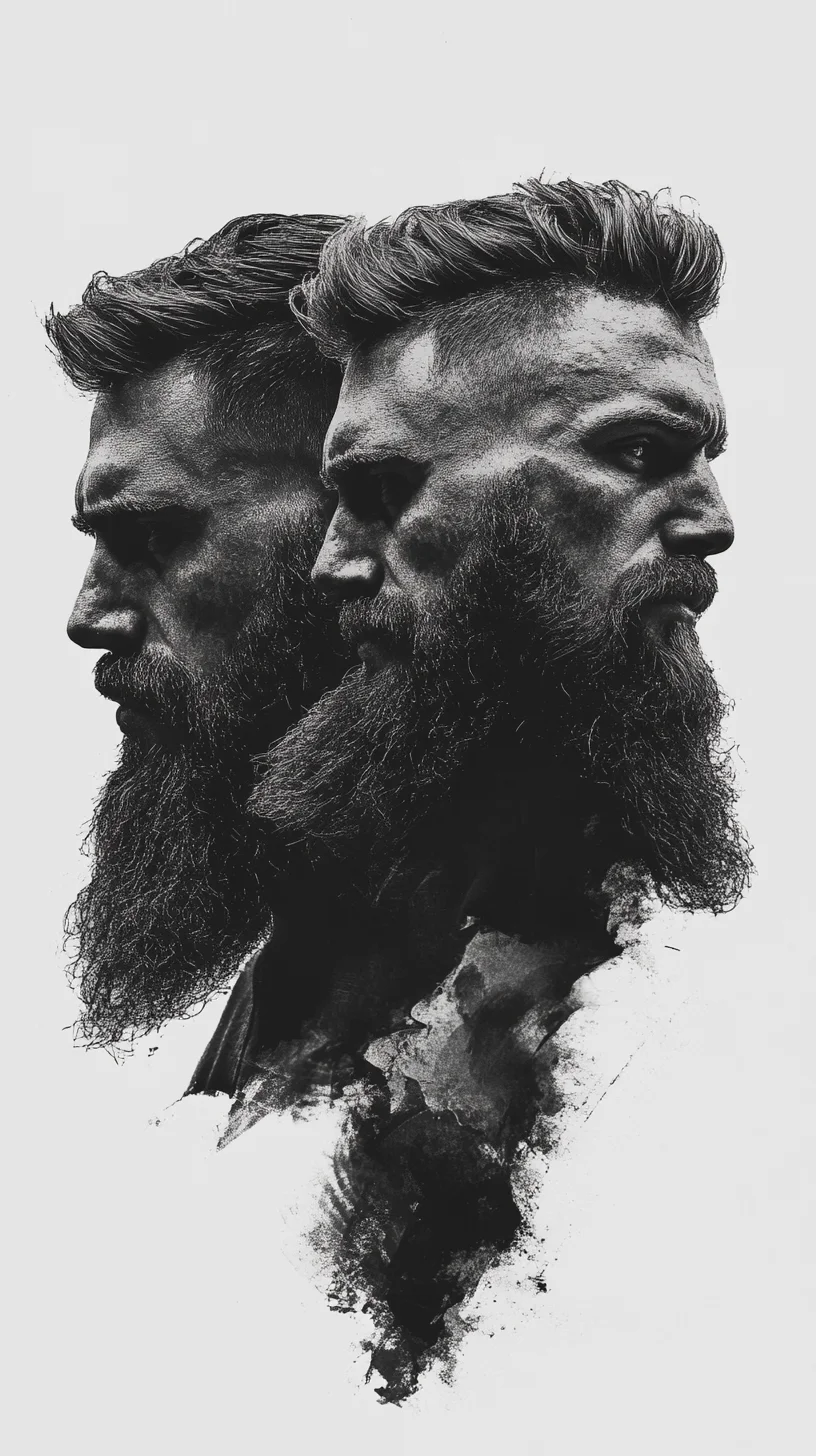 Discover the Rugged Elegance of the Full Beard with Flawless Fade