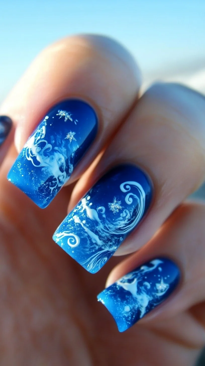 Dive Into Serenity: Ocean-Inspired Nail Art for a Refreshing Look