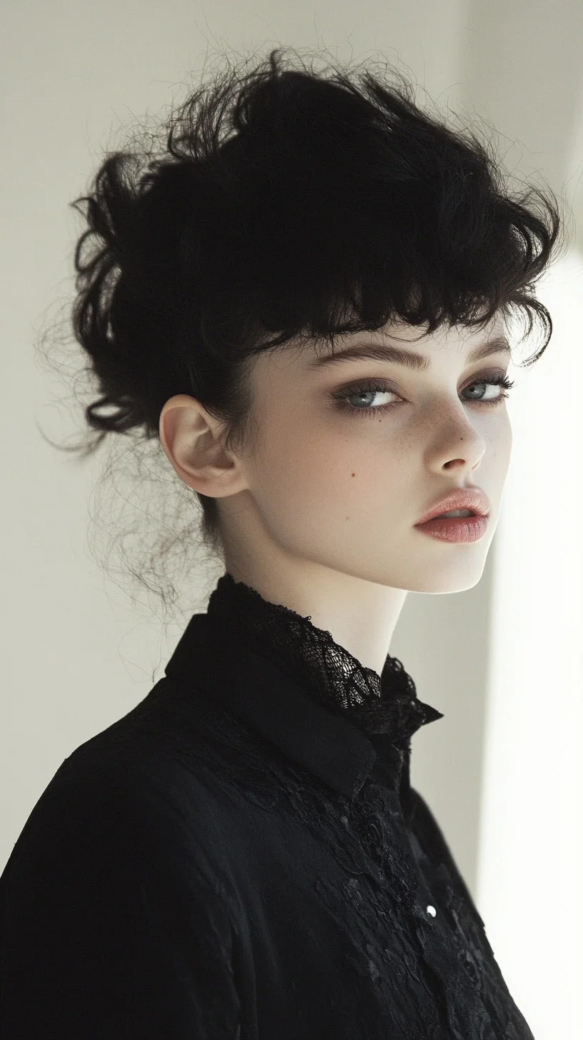 Dramatic Volume and Soft Texture: Elevate Your Look with a Chic Updo