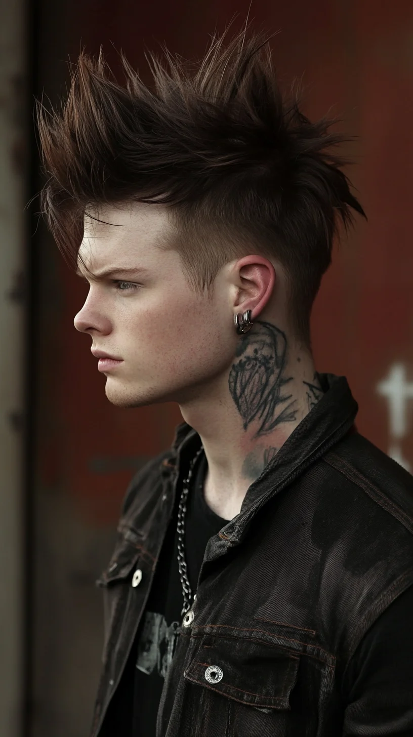 Edgy and Effortless: The Ultimate Punk-Inspired Hairdo for Bold Individuals