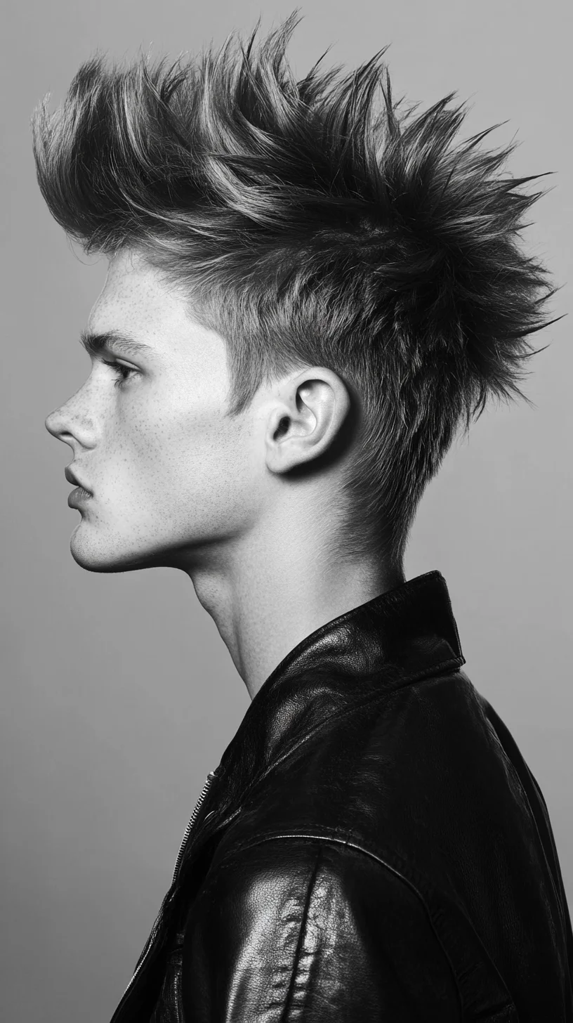 Edgy Chic: Mastering the Perfect Spiked Hairdo