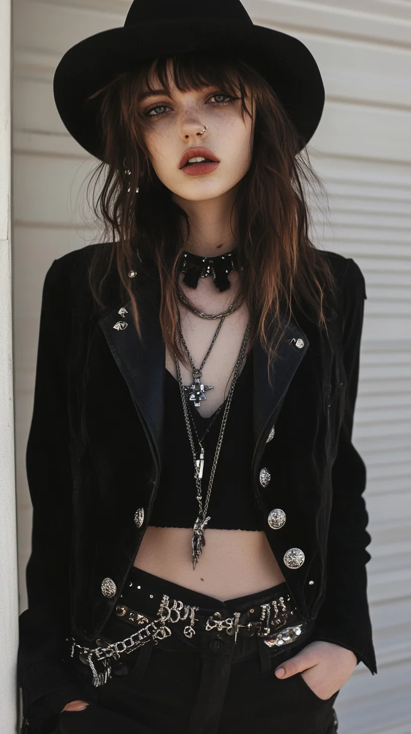 Edgy Elegance: Mastering the Art of Rock-Chic Layering