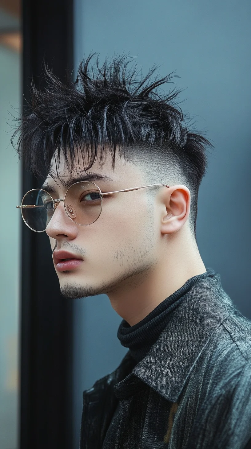 Edgy Elegance: Mastering the Modern Textured Hairstyle