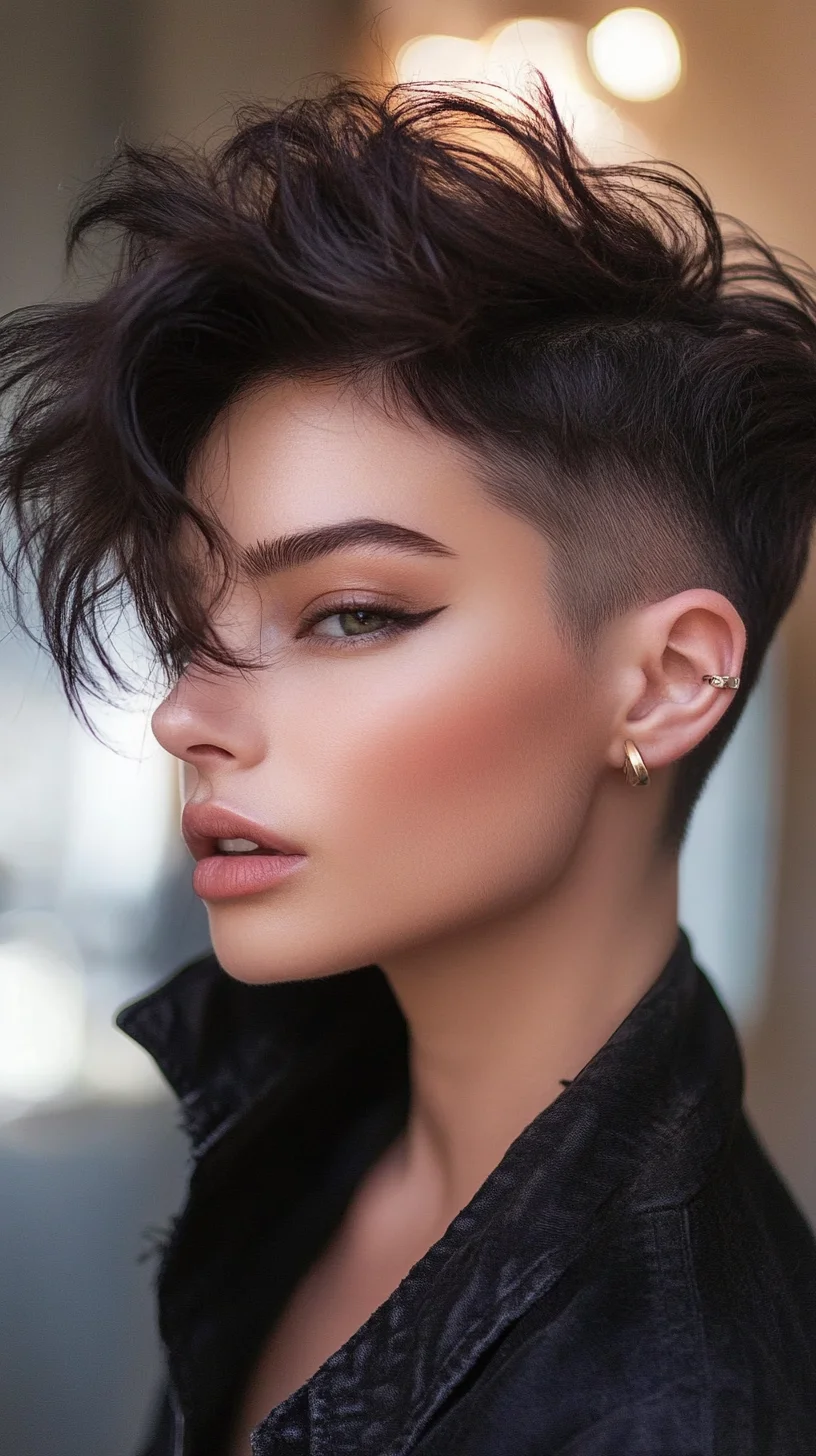 Edgy Undercut with Textured Layers for a Bold, Effortless Look