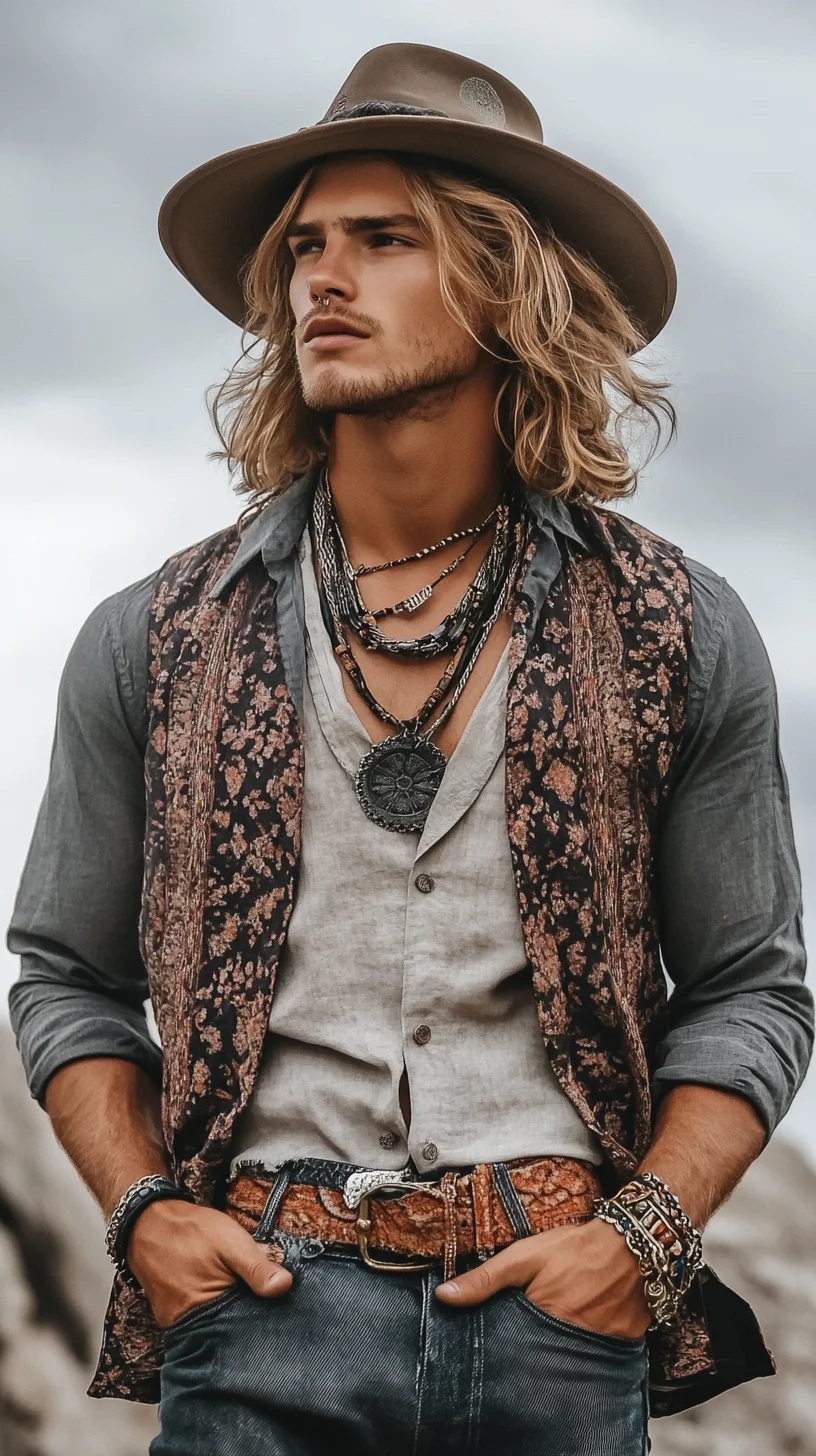 Effortless Bohemian Vibes: The Ultimate Men's Style Statement
