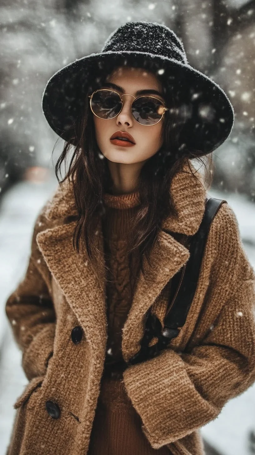 Effortless Chic: Mastering Winter Layers with Cozy Sweater Coats