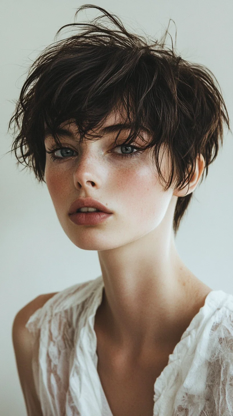 Effortless Chic: The Modern Textured Pixie Cut