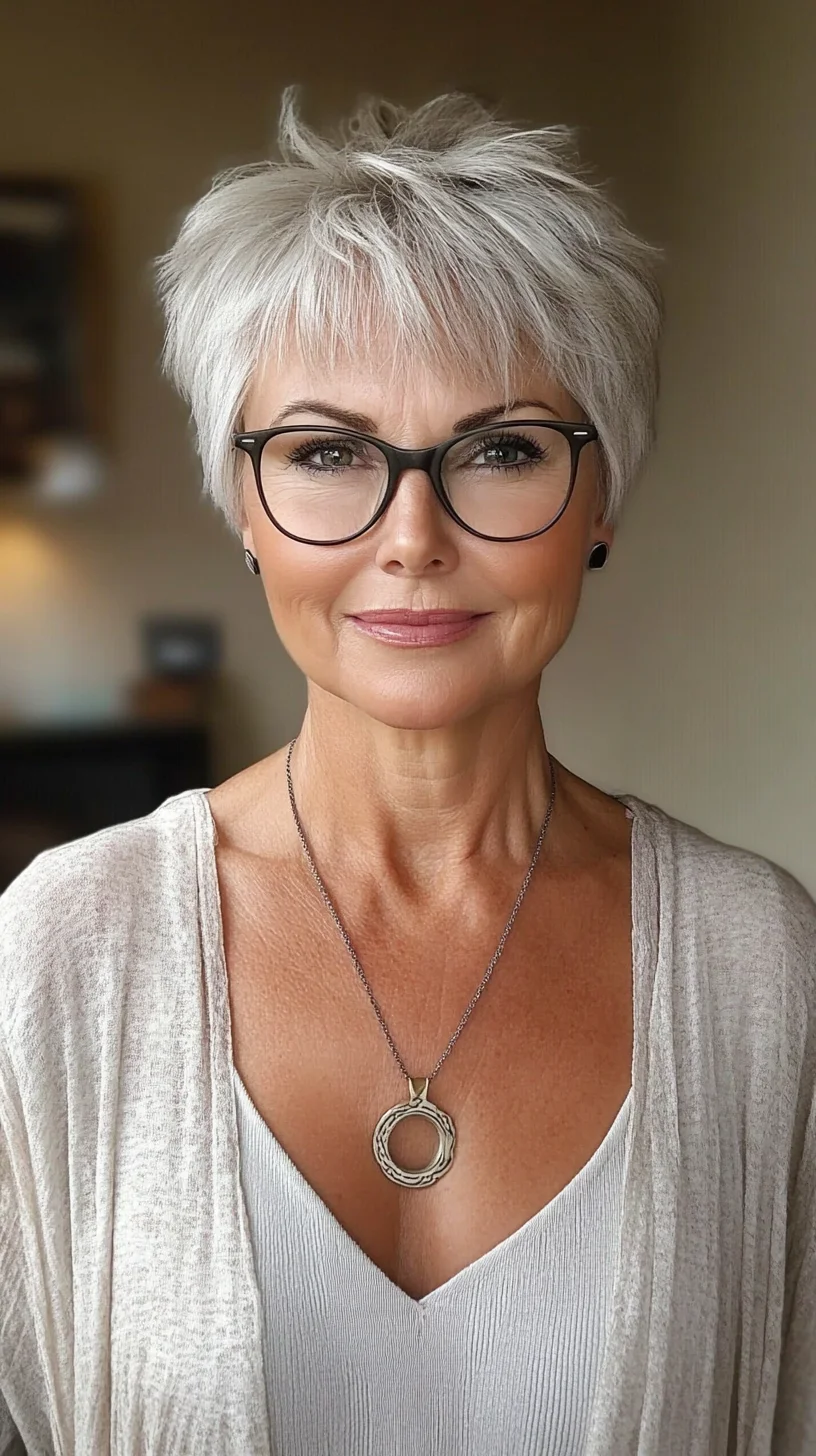 Effortless Chic: The Modern Textured Pixie for Timeless Elegance