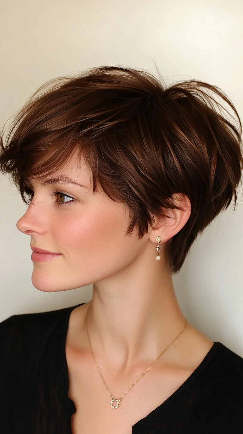 Effortless Chic: The Textured Pixie Cut for a Playful Yet Polished Look