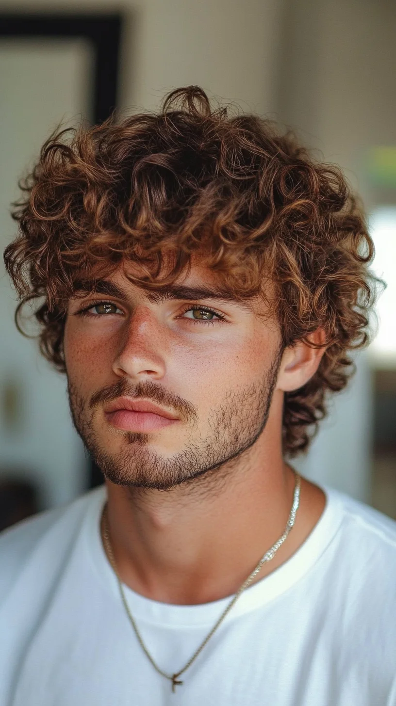 Effortless Curly Charm: Elevate Your Look with Textured Hair