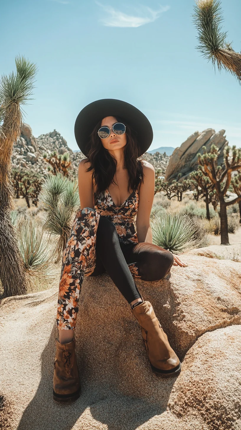 Effortless Desert Chic: Embrace Bold Prints and Relaxed Vibes