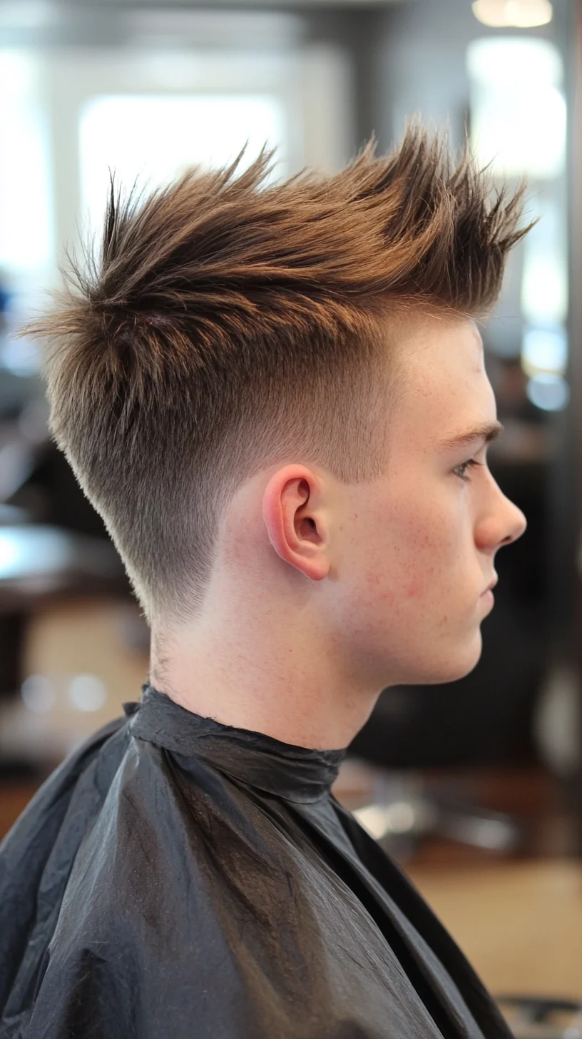 Effortless Edge: The Spiked Modern Hairstyle for the Bold